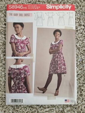 Simplicity Baby Doll Dress Pattern #S8946